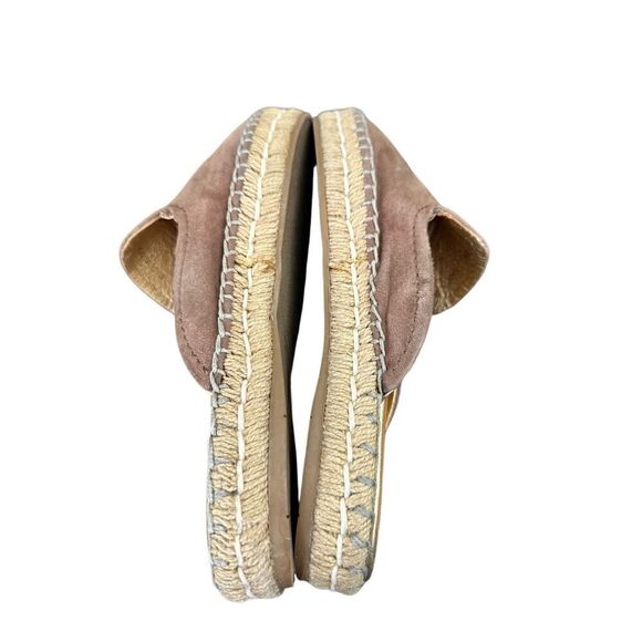 PRADA Espadrille Loafer Mule Slide Flat Shoe Brown Suede EU 36 - Picture 6 of 11